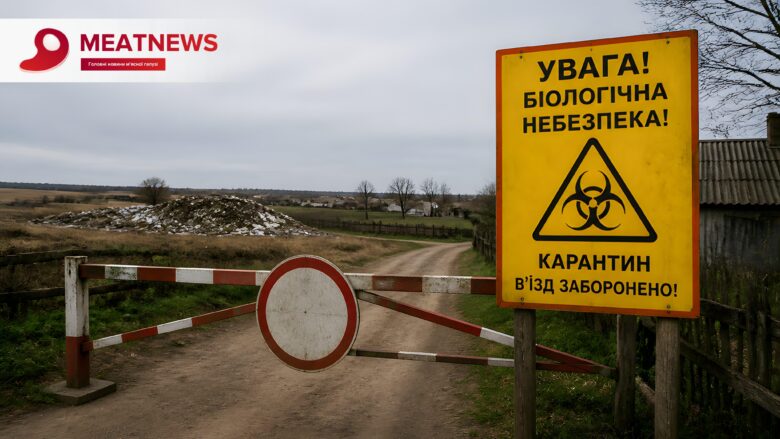 Карантин через АЧС у Болградському районі Одещини